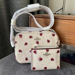 Coach LIMITED EDITION mini camera bag ladybug print NWT